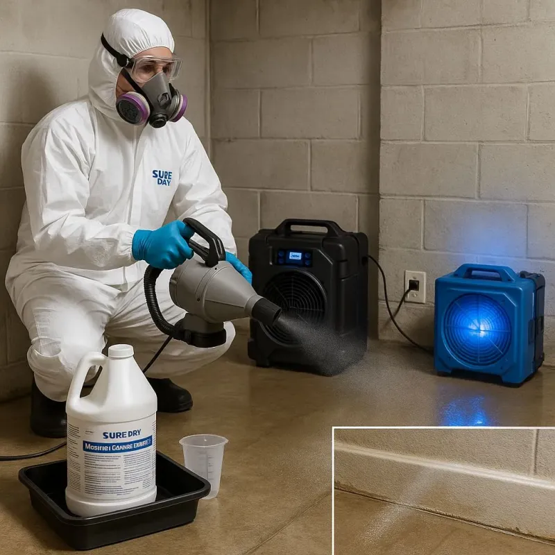 Sanitization and Odor Removal process in Bellaire, NY
